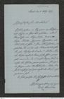 Nachlass Franz Steindachner, Brief von Gustav Schneider (senior) an Franz Steindachner (04.03.1877), Inv.Nr. 461.06, Seite 1